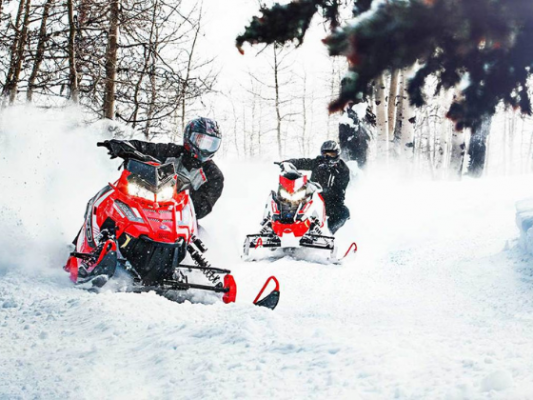 snowmobiling